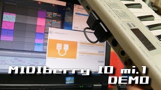 MIDIberry-IO mi.1 DEMO / Ableton Live  / MIDI over Bluetooth LE / Windows 10