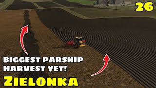 This will be a HUGE parsnip harvest! - Zielonka Ep 26 - Farming Simulator 22