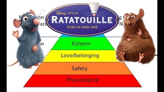 Comparing Disney Pixar's Ratatouille to Maslow's hierarchy of needs.