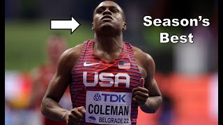 Christian Coleman beats Yuki Koike for 100m gold || The 2022 Seiko Golden Grand Prix Final