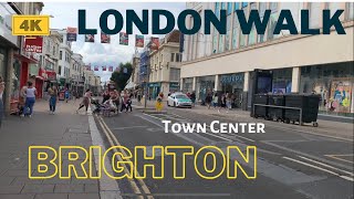 London Walk Brighton City to Town Centre 4K |My London walk