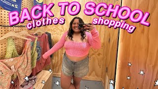 back to school try-on clothes shopping 2023 (urban outfitters, american eagle, pacsun, h&m, etc)