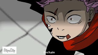 Sukuna enchant "enchain" with original voice actor || jujutsu kaisen fan animation