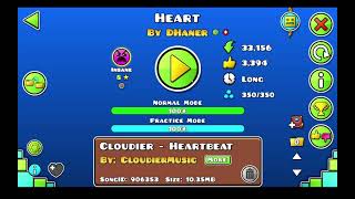 "Heart" By DHaner on Geometry Dash