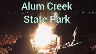 Winter Camping in Alum Creek State Park