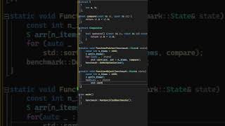 C++ Performance Optimization : Function Pointer Benchmark #cpp #cppprogramming #codeoptimization