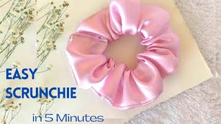 How to Make Hair Scrunchie Tutorial | DIY | Sewing Scrunchies