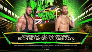 Money in the Bank Intercontinental Championship Match! (CPU Controlled)