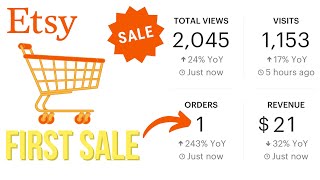 HOW TO MAKE YOUR FIRST SALE ON ETSY (RESEARCH METHODS)