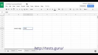 Sum across multiple sheets - Google Sheets