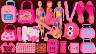 Most satisfying unboxing with modern barbie and ken makeup toys collection | Mini toys fun | ASMR