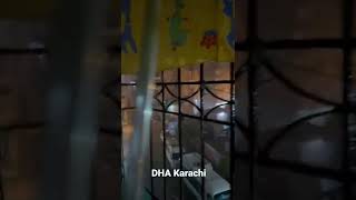 Karachi DHA Rain #rainkarachi #karachi #karachirain #karachiweather #cliftonkarachi #dhakarachi