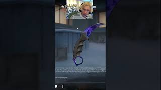 OLHA O QUE ELE GANHOU NO CS 2#cs2 #knife #xqc