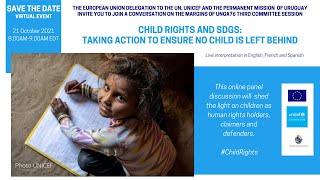 Child Rights and SDGS: Taking action to ensure no child is left behind