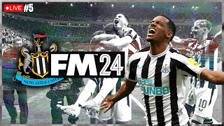 1 Game, 7 Goals | NEWCASTLE UNITED FM24 SAVE | Full Stream Vod # 5 |