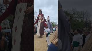 gegants olímpics de Barcelona (ciutat) trobada nacional de gegants #fiesta #shortvideos