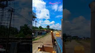 আকাশটা আনেক সুন্দর।।আখাউড়া স্টেশন  #shortsvideo #shorts