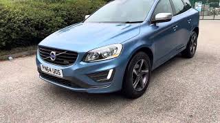 2014 64 Volvo XC60 2.0 D4 R-Design Power Blue Metallic 1 F KEEPER + ULEZ COMPLIANT + FULL HISTORY