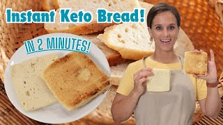 Instant KETO Bread! In Just 2 minutes!!!🍞