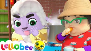 Yay for Yummy Veggies! | 🍯 Lellobee Kids Songs & Cartoons! Sing and Dance