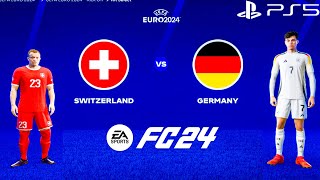 FC 24 - Switzerland vs. Germany - EURO 2024 Group Stage Matchday 3 Match | PS5™ [4K60]