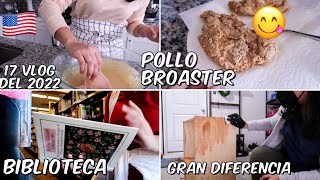 MI VIDA EN USA 🇺🇸| PINTO MUEBLE , GRAN DIFERENCIA ! POLLO BROASTER, BIBLIOTECA Y TIENDA GOODWILL .