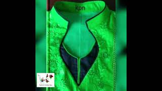 Green Neckline Design Ideas 2024 - New Churidar Neck Designs 2024 - Suit Ke Gale Ke Design 2024