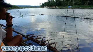 gk nyangka banyak ikanya//mancing cirata!!spot wareng