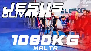 Jesus Olivares | 1080kg Total | Malta 2023