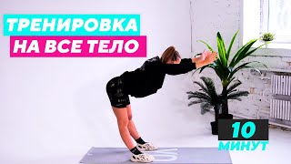 ТРЕНИРОВКА НА ВСЕ ТЕЛО ДЛЯ НОВИЧКОВ / в домашних условиях.