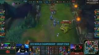 Flash Wolves vs paiN Gaming | Worlds 2015 Group Stage. GrA