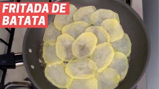 FRITADA DE BATATA - RECEITA SIMPES E FÁCIL