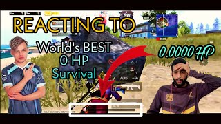 0 HP World’s Best Survival | Reacting DRS AJ | PMPL South Asia Chmapions DRS Gaming