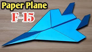 Easy F15 Paper Airplane | Como Hacer un Avion de Papel | Самолет из бумаги