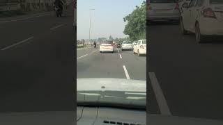 Driving on Delhi Gurugram Expressway 2