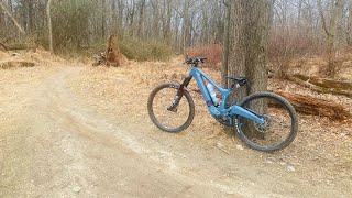 Frederick Watershed mountain biking- Catovid- first run of 2024