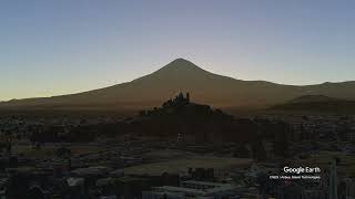 Cholula, el sol y el volcán