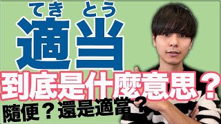 【徹底解釋】什麼時候可以說”適当”？大介 -我的日文-