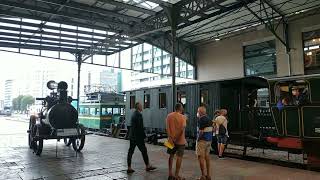 Steam locomotive in Gijon