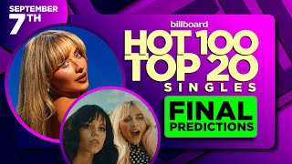 FINAL PREDICTIONS | Billboard Hot 100, Top 20 Singles | September 7th, 2024