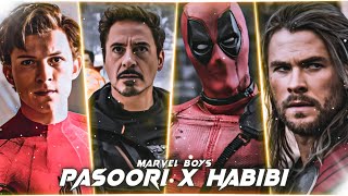 PASOORI X HABIBI ft.Marvel Boys | Marvel Boys Edits | Marvel Boys whatsappstatus Status | 4k 60fps |