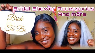 WEDDING DIARIES EP 8: Shein Bridal Shower Accessories And More..............