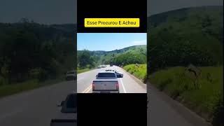 Briga de trânsito acaba mau para o motorista do carro pequeno #caminhão #transition #br251 #viagem