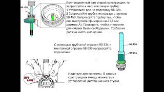 Разборка сборка валов КПП Scania