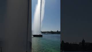 High Water Fountain in Geneva, Switzerland