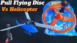 How To Build A Pull String Helicopter And Flying Disc Helicopter