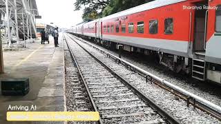 06588 Bikaner Yesvantpur Express Special Arriving Arsikere Junction Railway station.