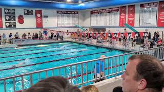 20240224 Gunnar Seversen 400y Free Relay 3:13.25 1st split 22:63