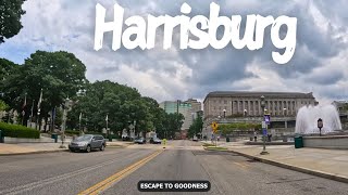 Harrisburg - Pennsylvania - A Tour of the Capital City - 4K Drive