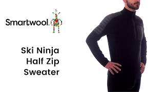 Smartwool | Men's Ski Ninja Half Zip Sweater